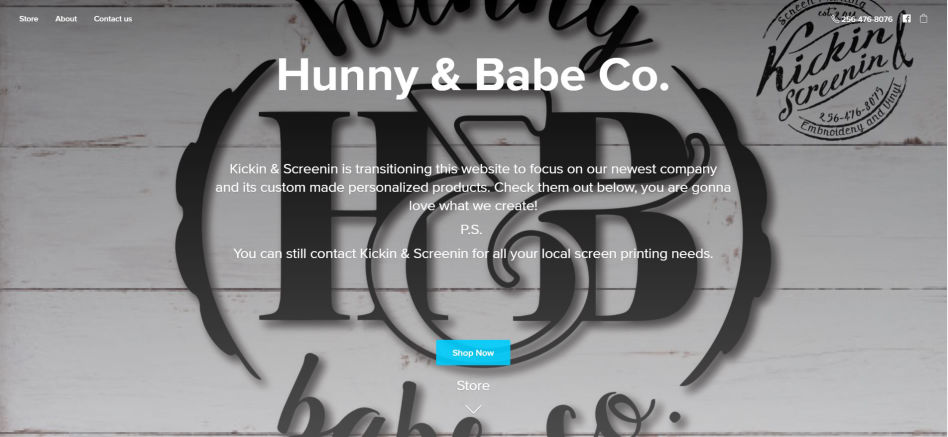 Hunny and Babe Co. eCommerce Site