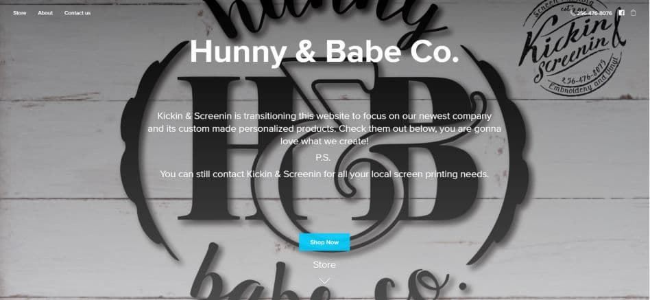 Hunny & Babe Company Website